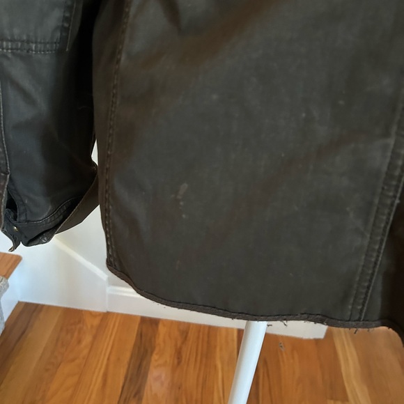 J. Crew Relaxed Boyfriend Field Jacket Color Weathered Chocolate Brown Size M - Picture 5 of 14